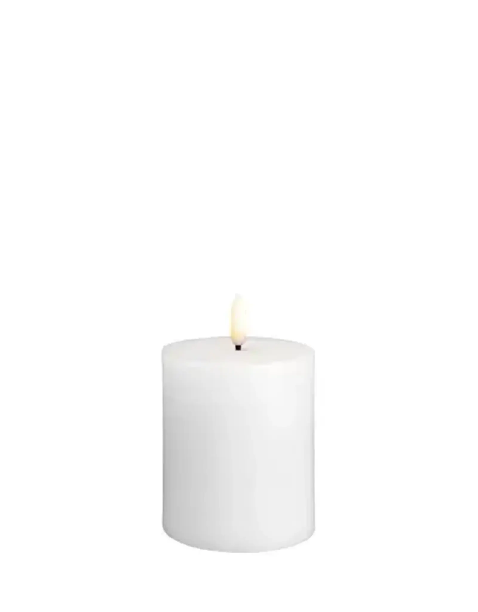 Moods&More LED pillar candle - Melted - silk 74x100