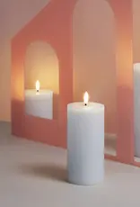 Moods&More LED pillar candle - Melted - silk 74x100