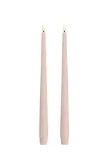 Moods&More LED taper candle - Slim - light roze 23x300