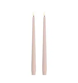 Moods&More LED taper candle - Slim - light roze 23x300