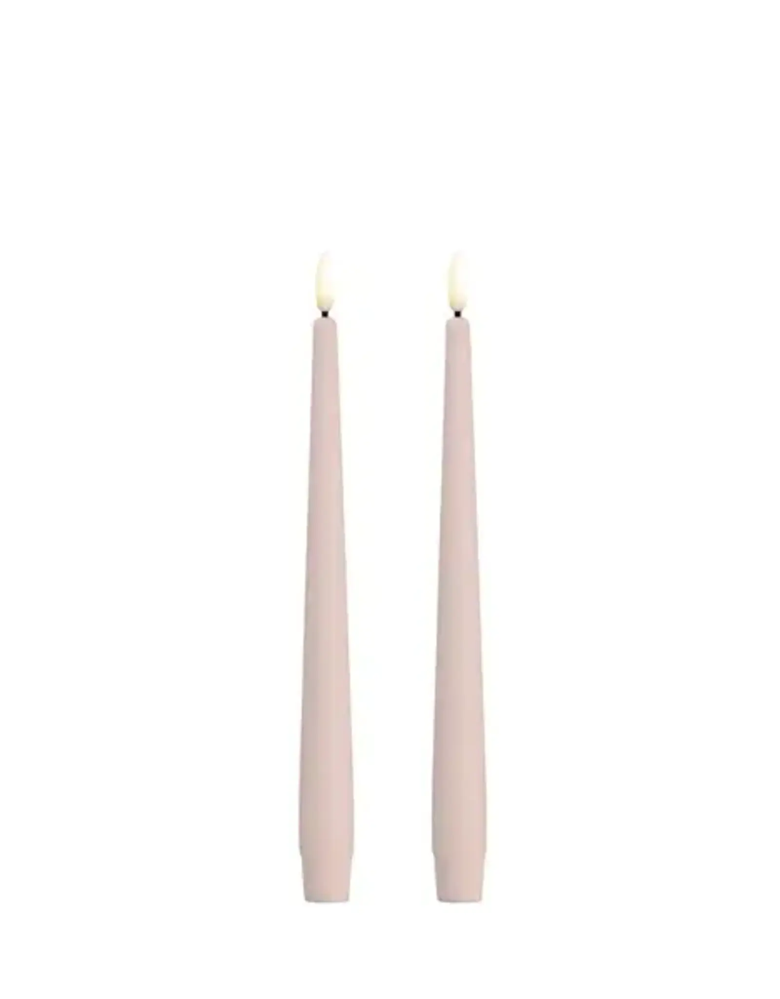 Moods&More LED - taper candle - Slim - Light rose  23x250