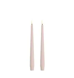 Moods&More LED - taper candle - Slim - Light rose  23x250