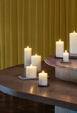 Moods&More LED pillar candle - Melted - Ivory 99x150