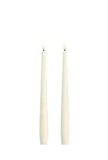 Moods&More LED taper candle - Slim - ivory 23x250