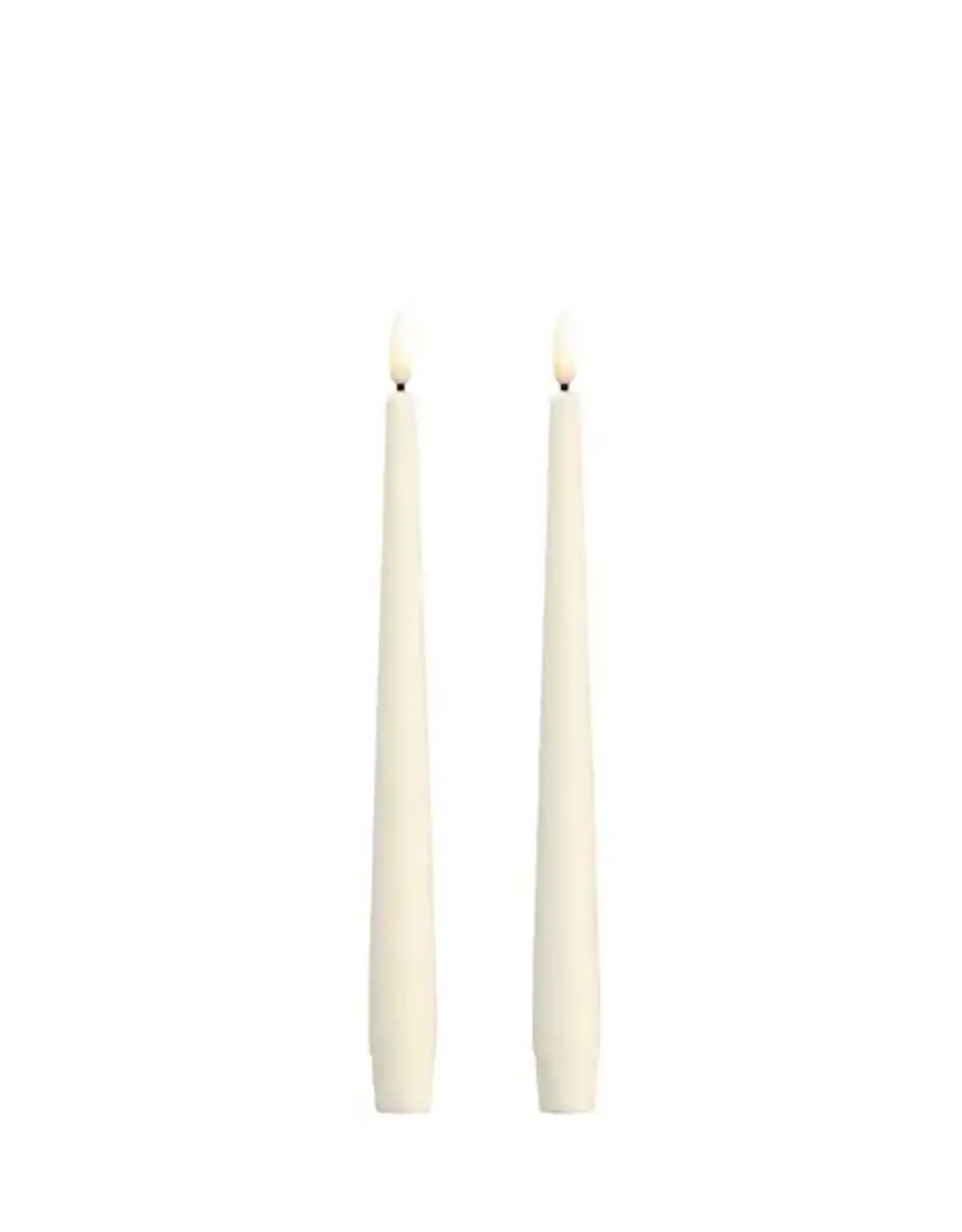 Moods&More LED taper candle - Slim - ivory 23x250