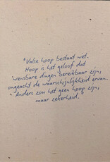 Wenskaart - Valse hoop