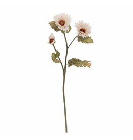 Bloomingville Kunstbloem - Chrysantemum Stem, White, D29xH96 cm