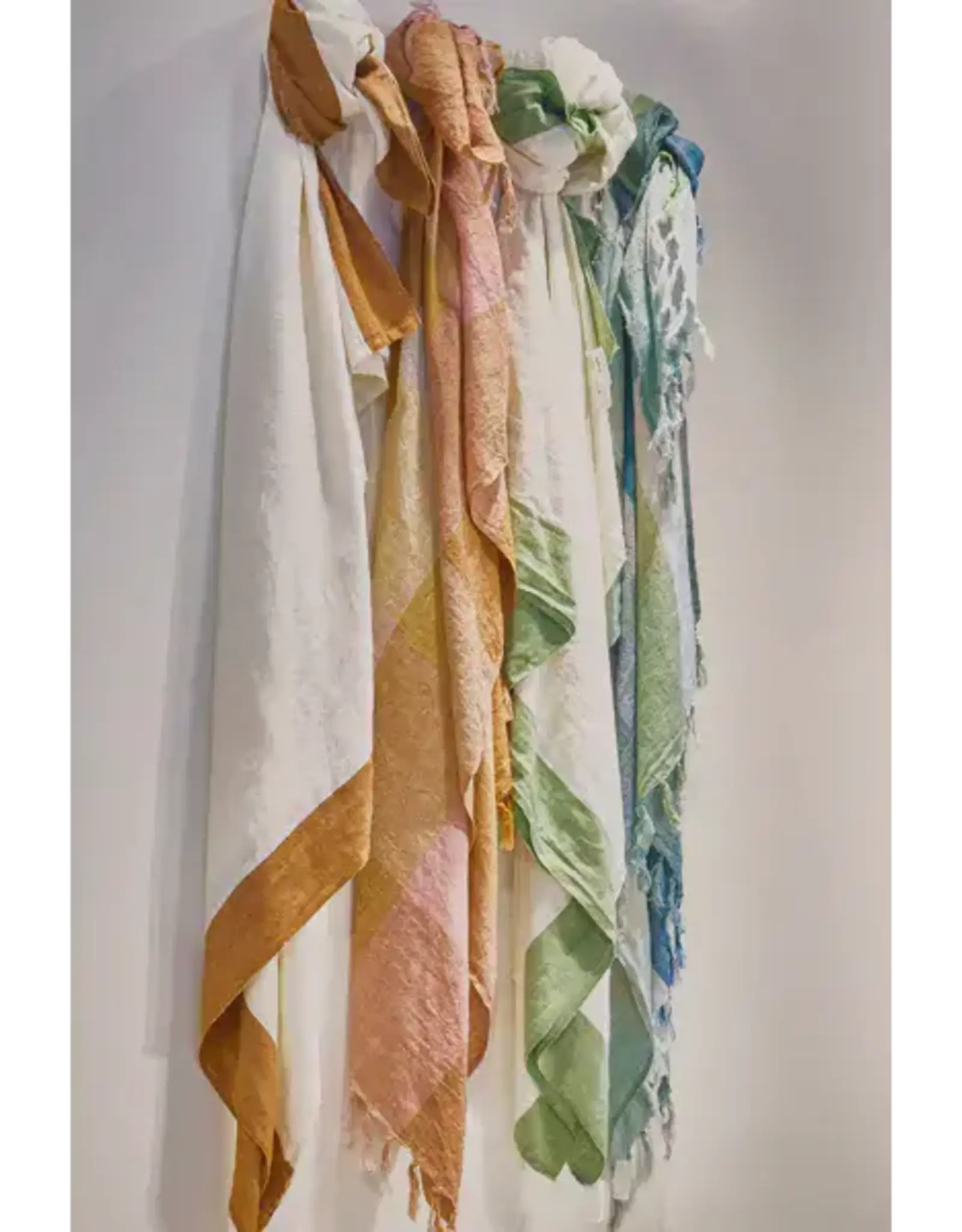 Pomax Tafelkleed - Idian summer roest - linnen