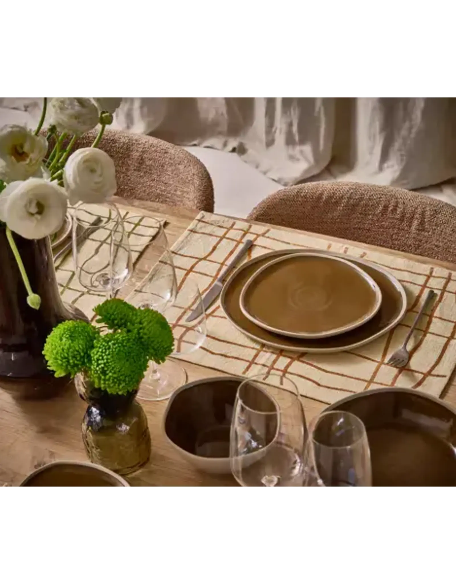 Pomax Placemat - Batik katoen - roest