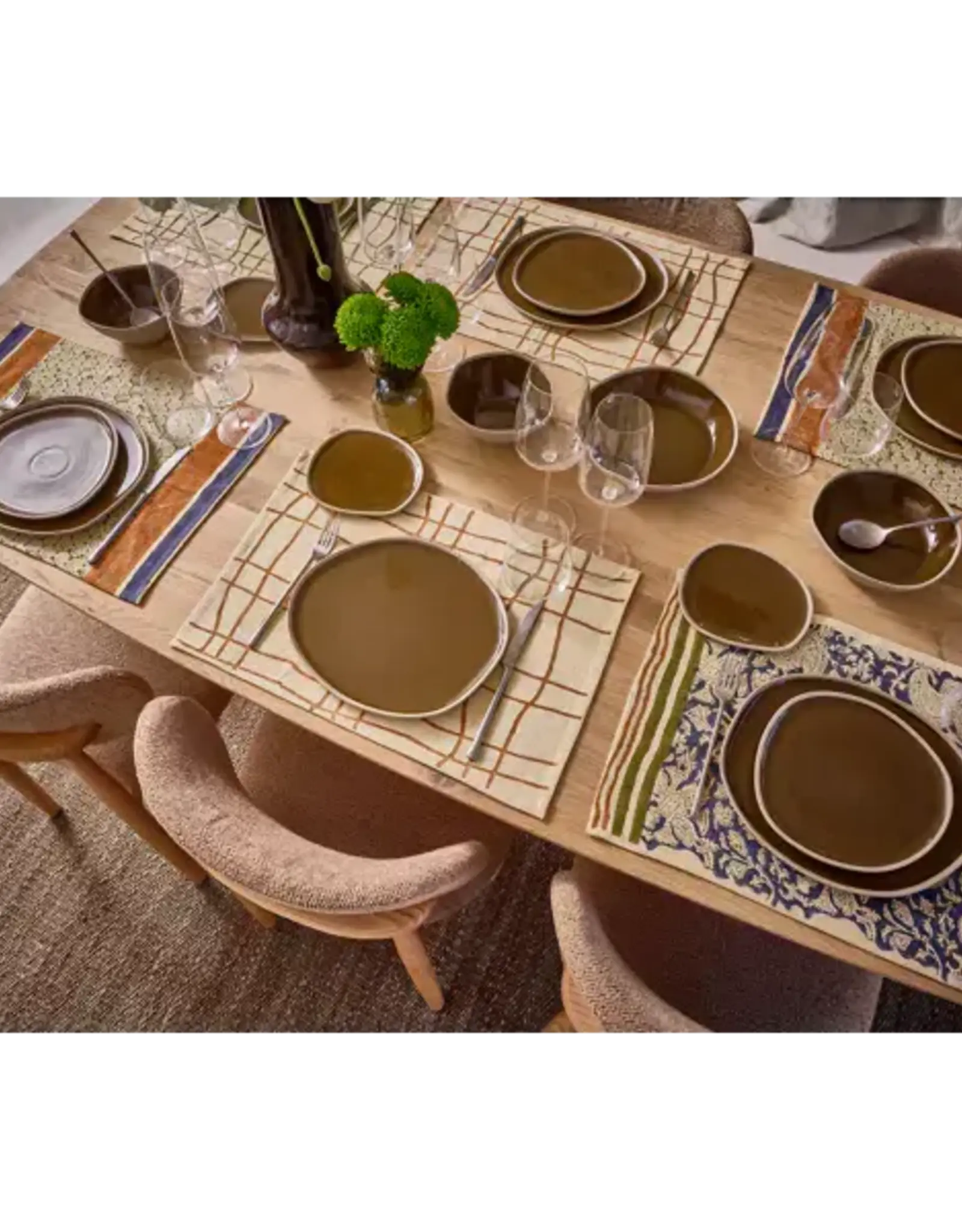 Pomax Placemat - Batik katoen - roest