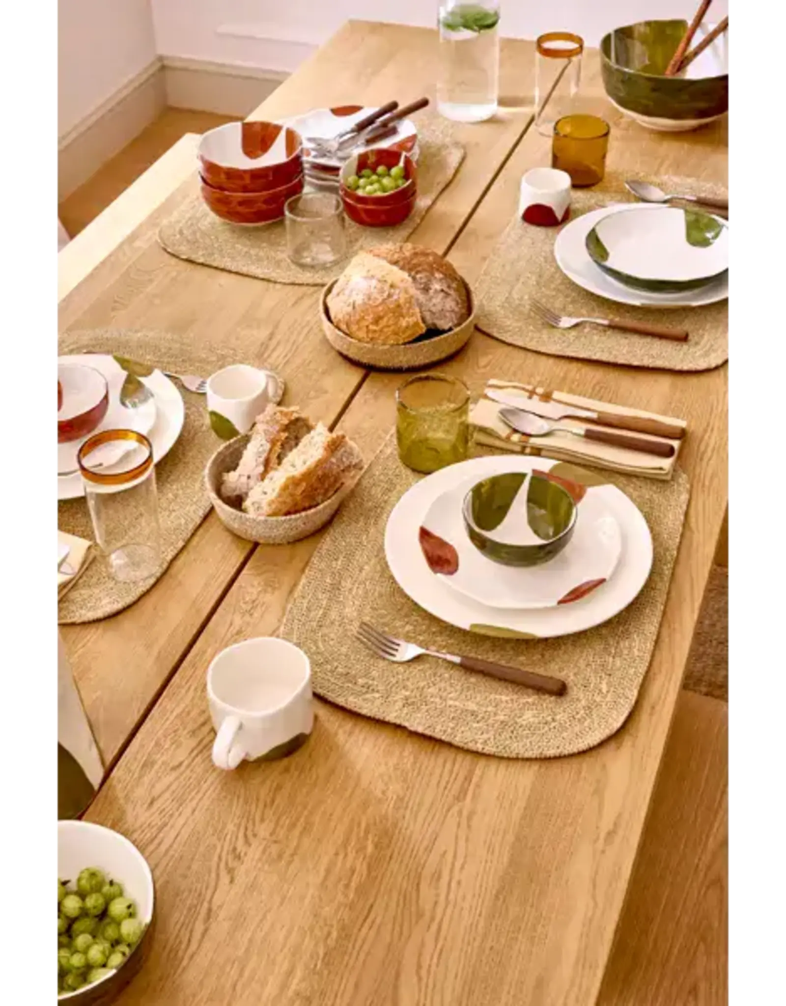 Pomax Servet - batik katoen - roest