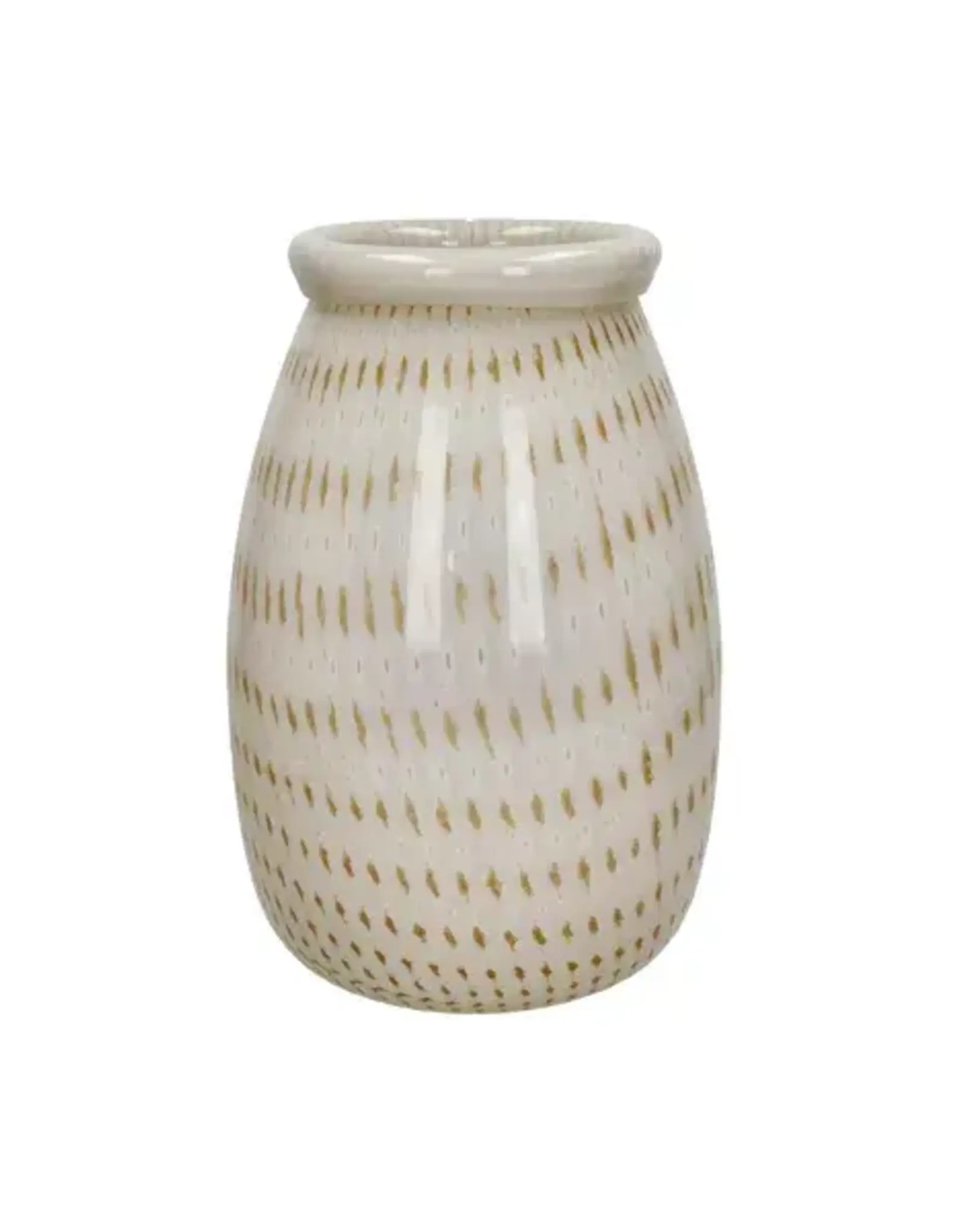 Pomax Vaas - Camou glas - ø 23,5 x H 37,5cm