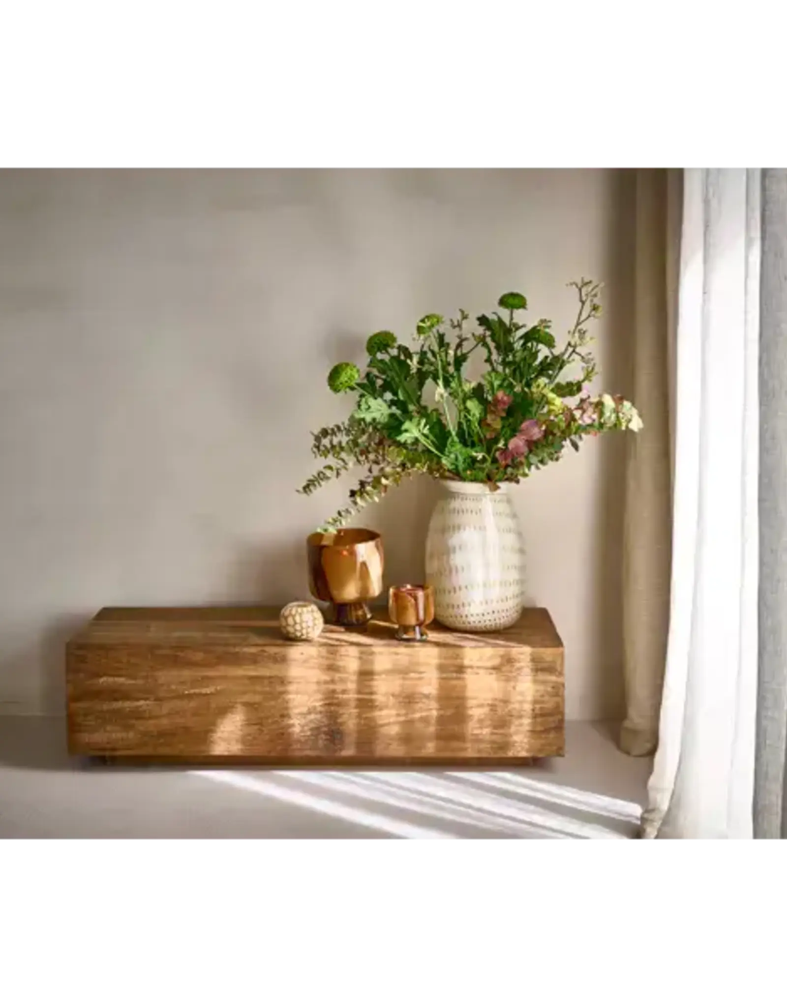 Pomax Vaas - Camou glas - ø 23,5 x H 37,5cm