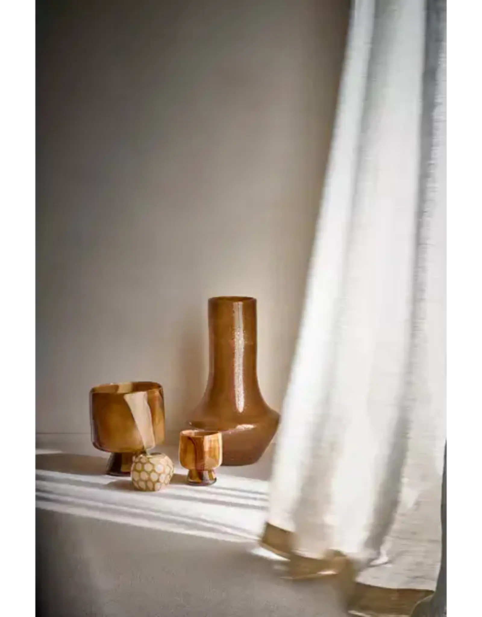 Pomax Vaas/windlicht - Camou glas ø17,5