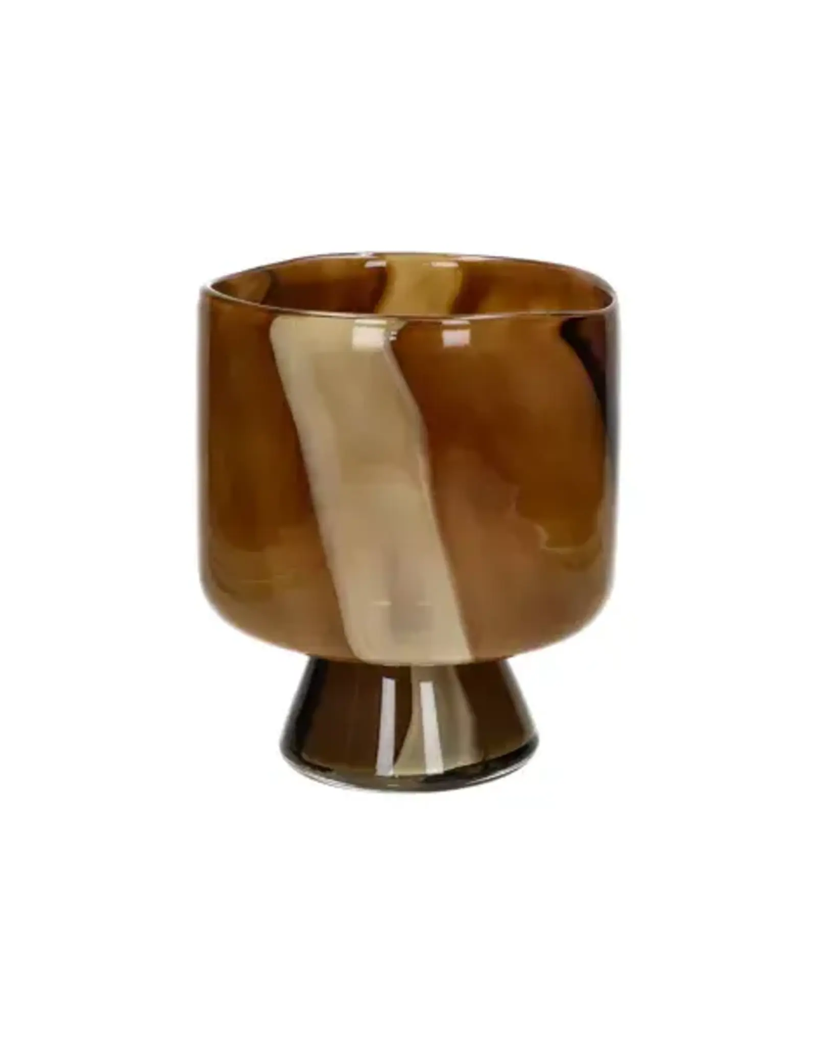 Pomax Vaas/windlicht - Camou glas ø17,5