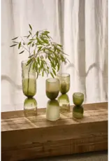 Pomax Vaas- Diabolo glas helder Ø11,5 x H32cm