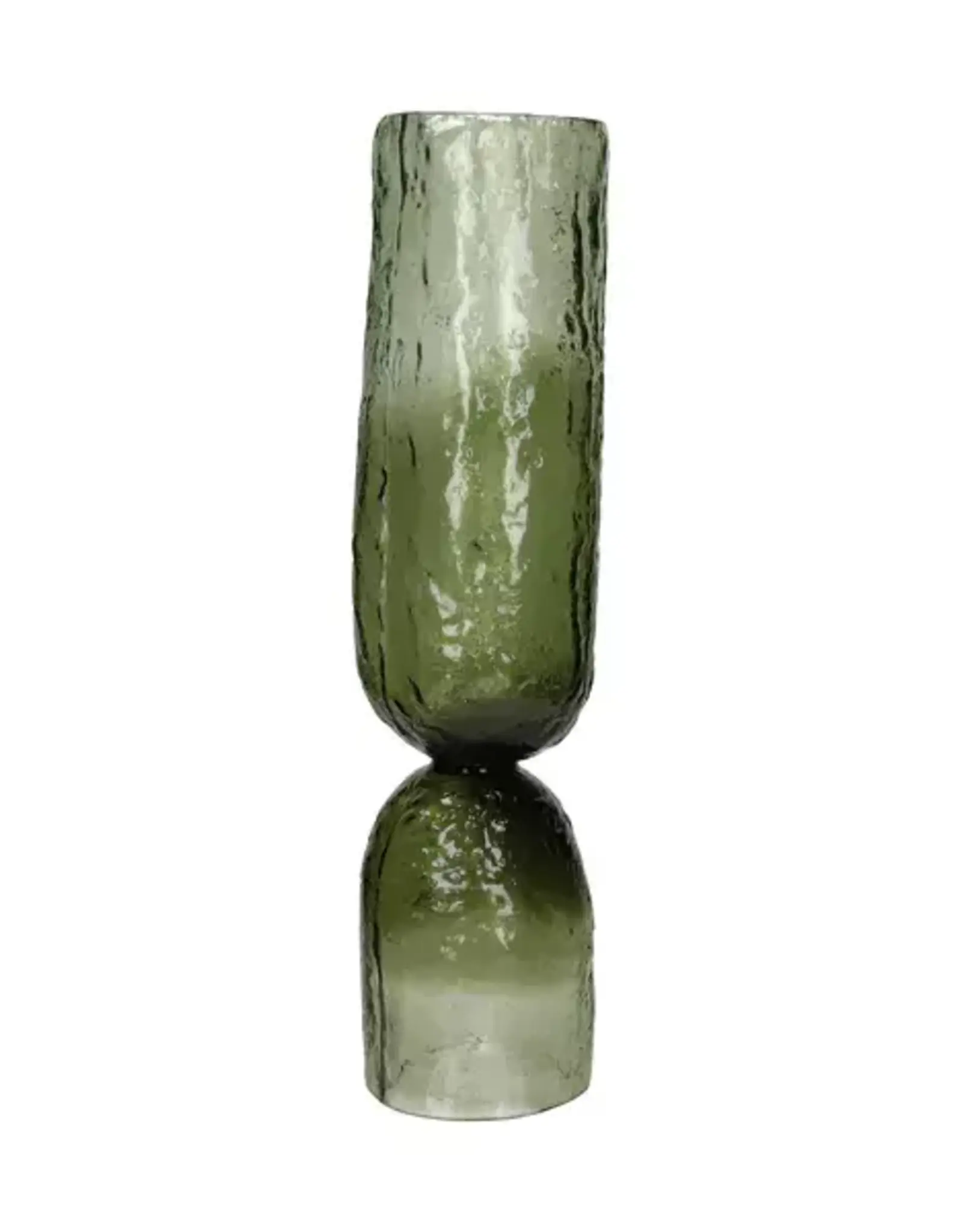 Pomax Vaas - Diabolo glas helder Ø11 x H45cm