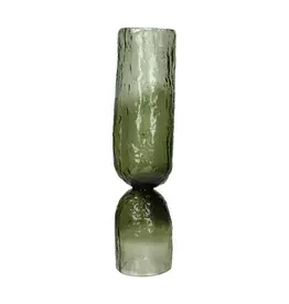 Pomax Vaas - Diabolo glas helder Ø11 x H45cm