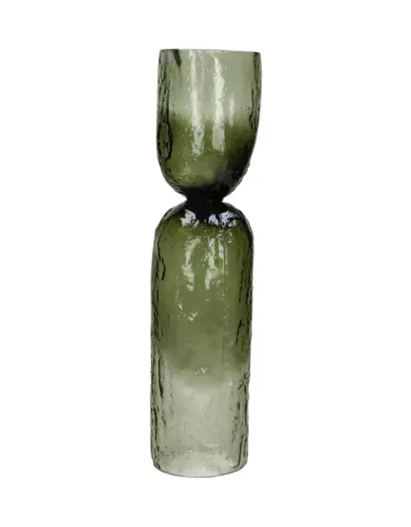 Pomax Vaas - Diabolo glas helder Ø11 x H45cm