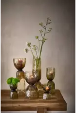 Pomax Vaas- Diabolo glas helder Ø11,5 x H32cm