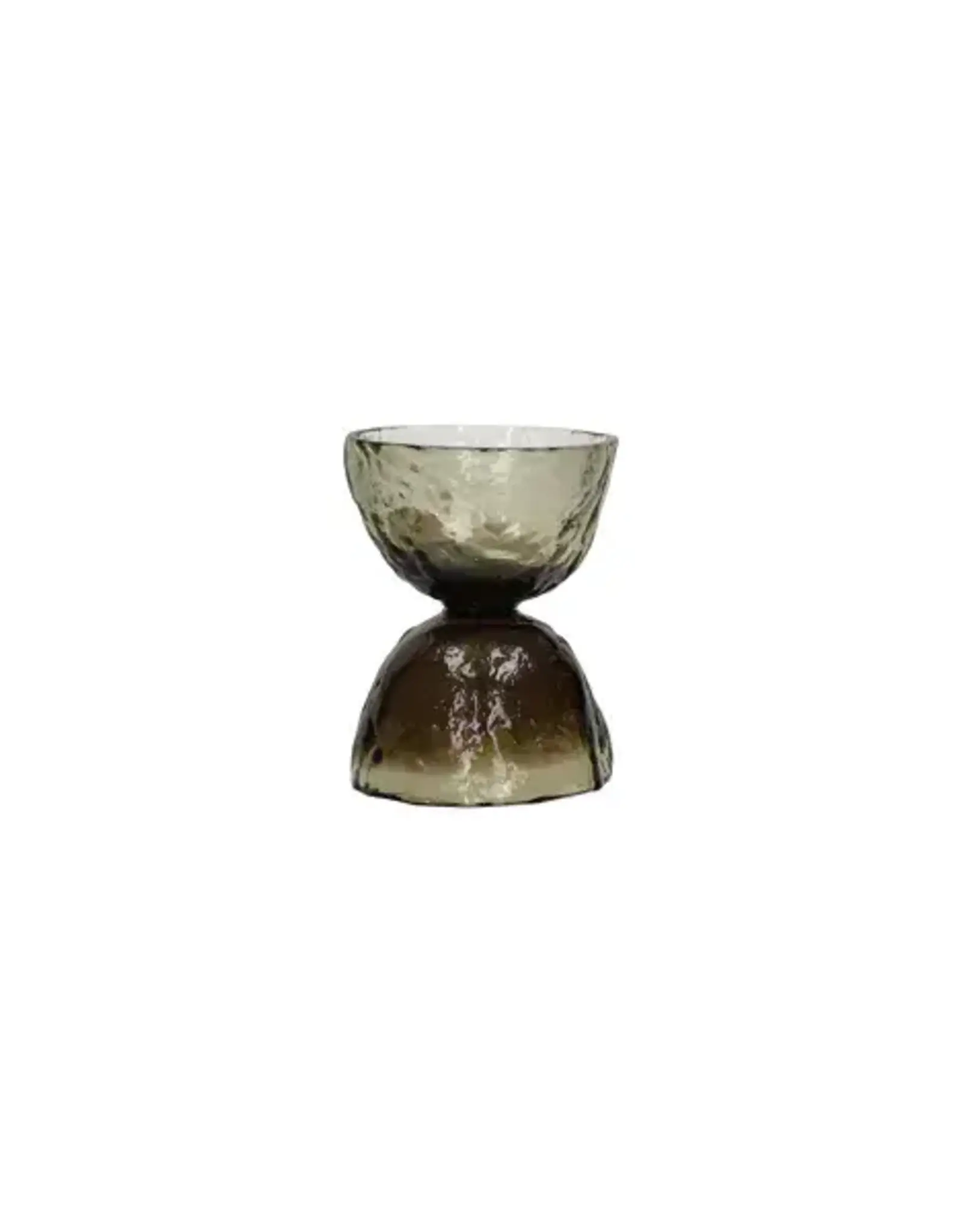 Pomax Vaas - Diabolo  glas helder Ø12xH15cm