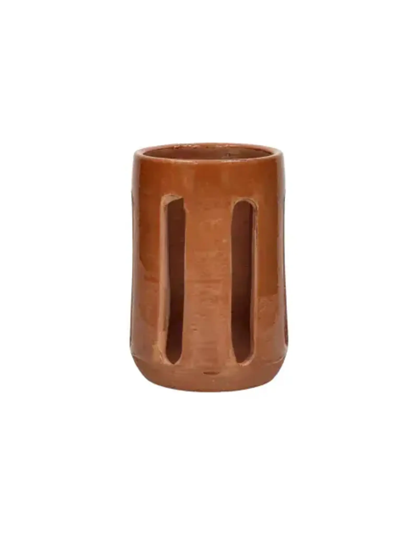 Pomax Windlicht - Opia - terracotta Ø14xH20cm