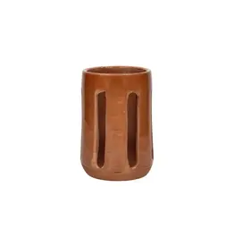 Pomax Windlicht - Opia - terracotta Ø14xH20cm