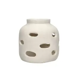 Pomax Windlicht - Pulpa  papier mâché - Ø21xH23cm