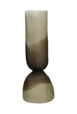 Pomax Vaas - Diabolo glas smoke Ø16,5xH44