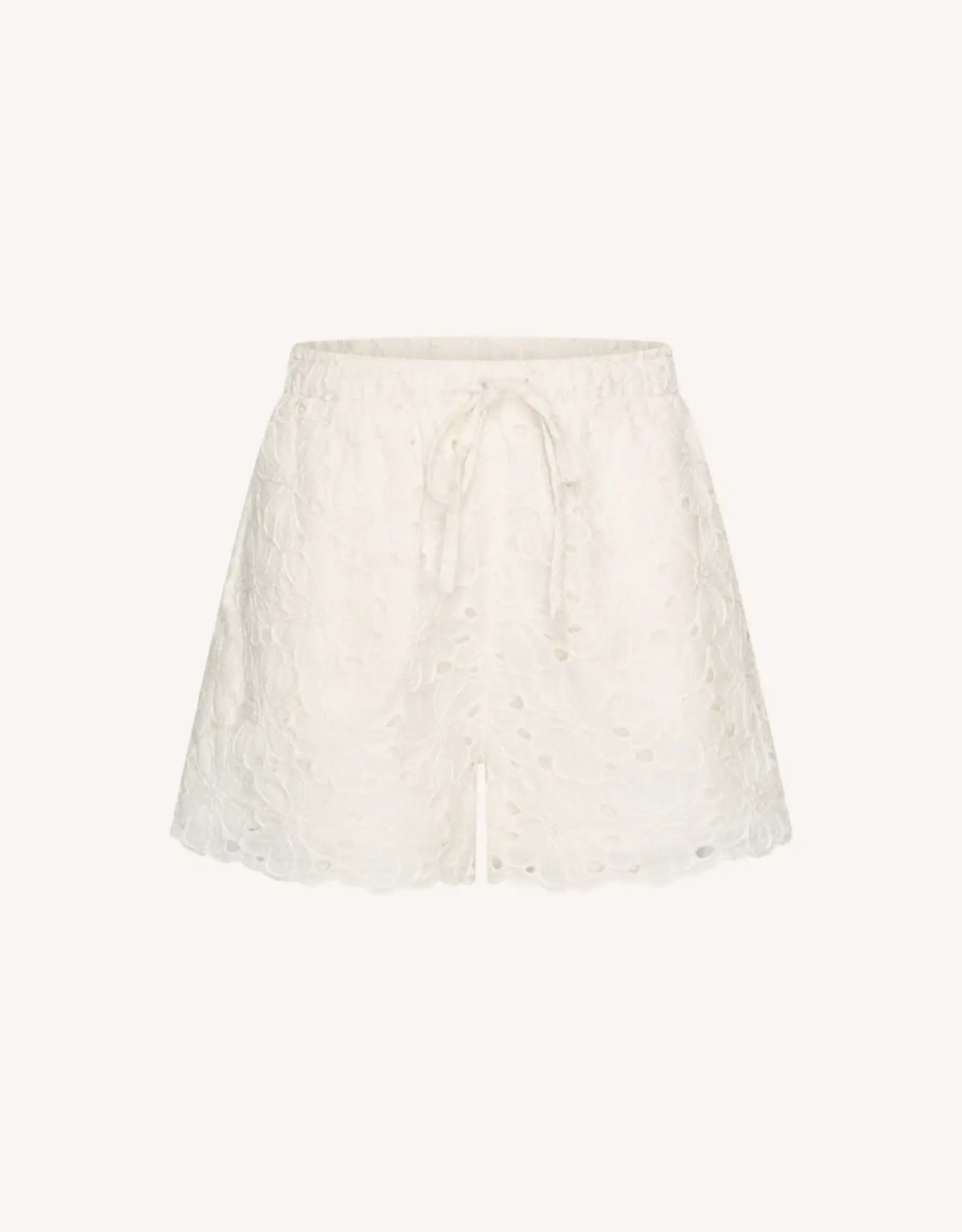 by bar Short - Isa flower - off white