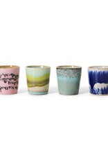 HKliving 70s ceramics -  eggs cups vibrance, set of 4