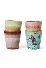 HKliving Ristretto - 70s ceramics - Brown/blue