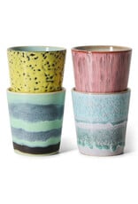 HKliving Koffiemok - 70s ceramics - lightblue