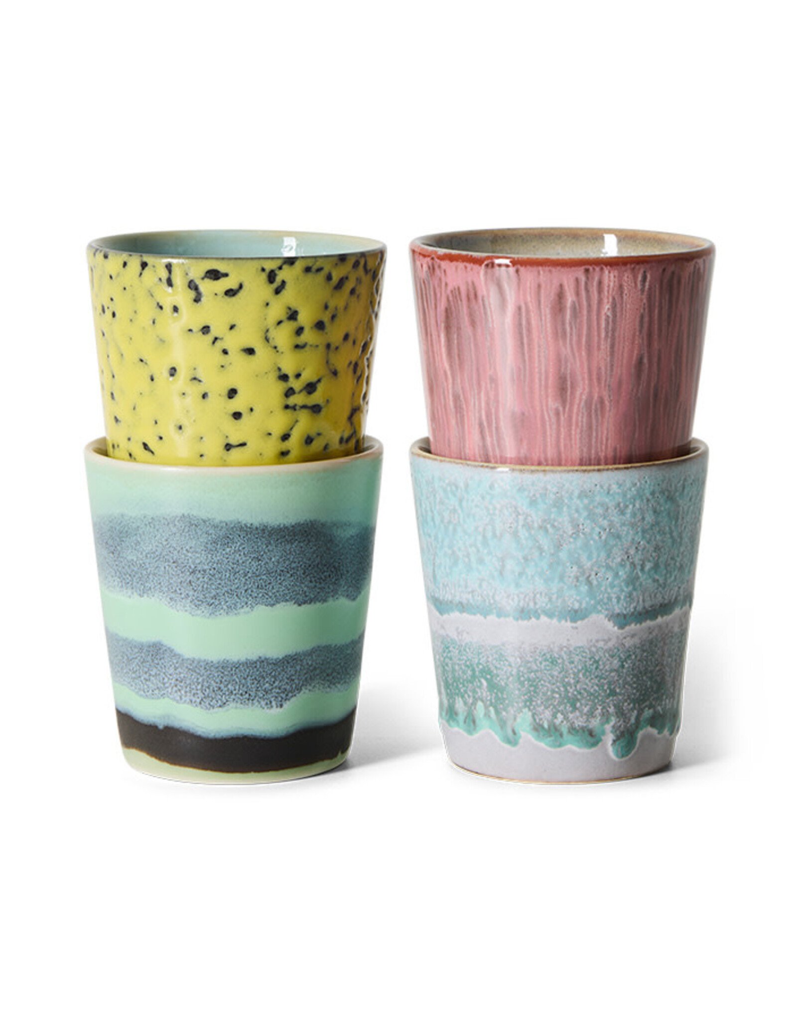 HKliving Koffiemok - 70s ceramics - green