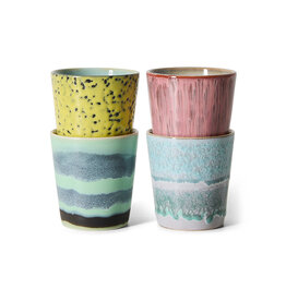 HKliving Koffiemok - 70s ceramics - yellow