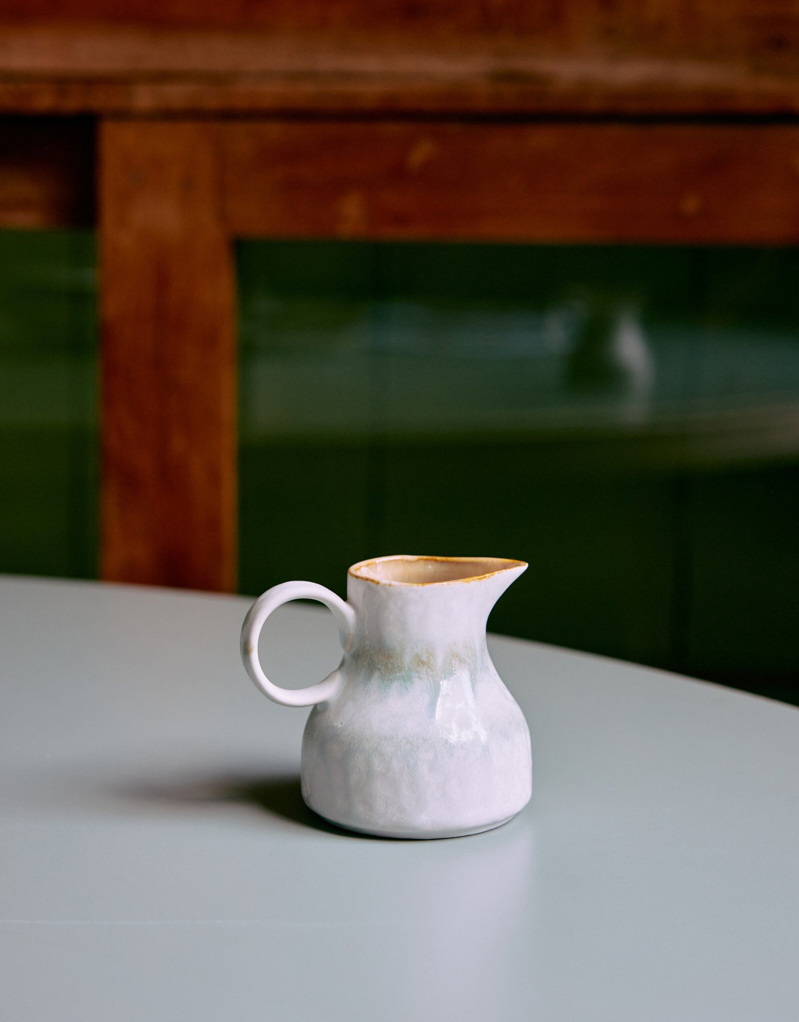 HKliving 70s ceramics - Melkkan jug petal