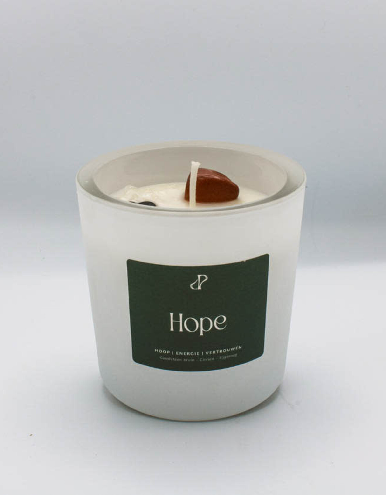 Pottie Pot Geurkaars met edelstenen - Hope
