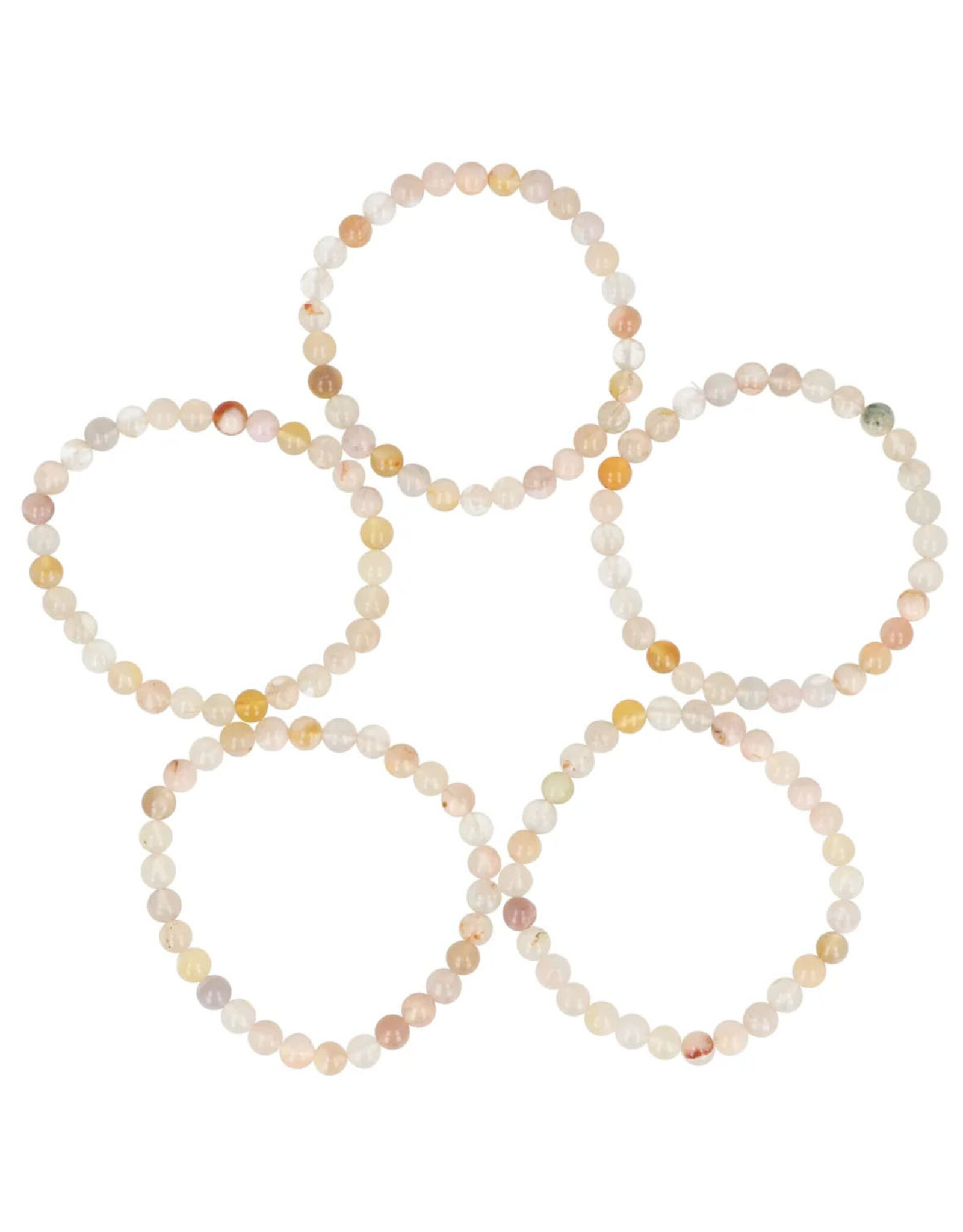 Pottie Pot Bloem Agaat - Armband