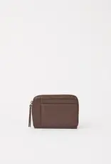 O My Bag Robbie Wallet - Chocolate Soft Grain Leer