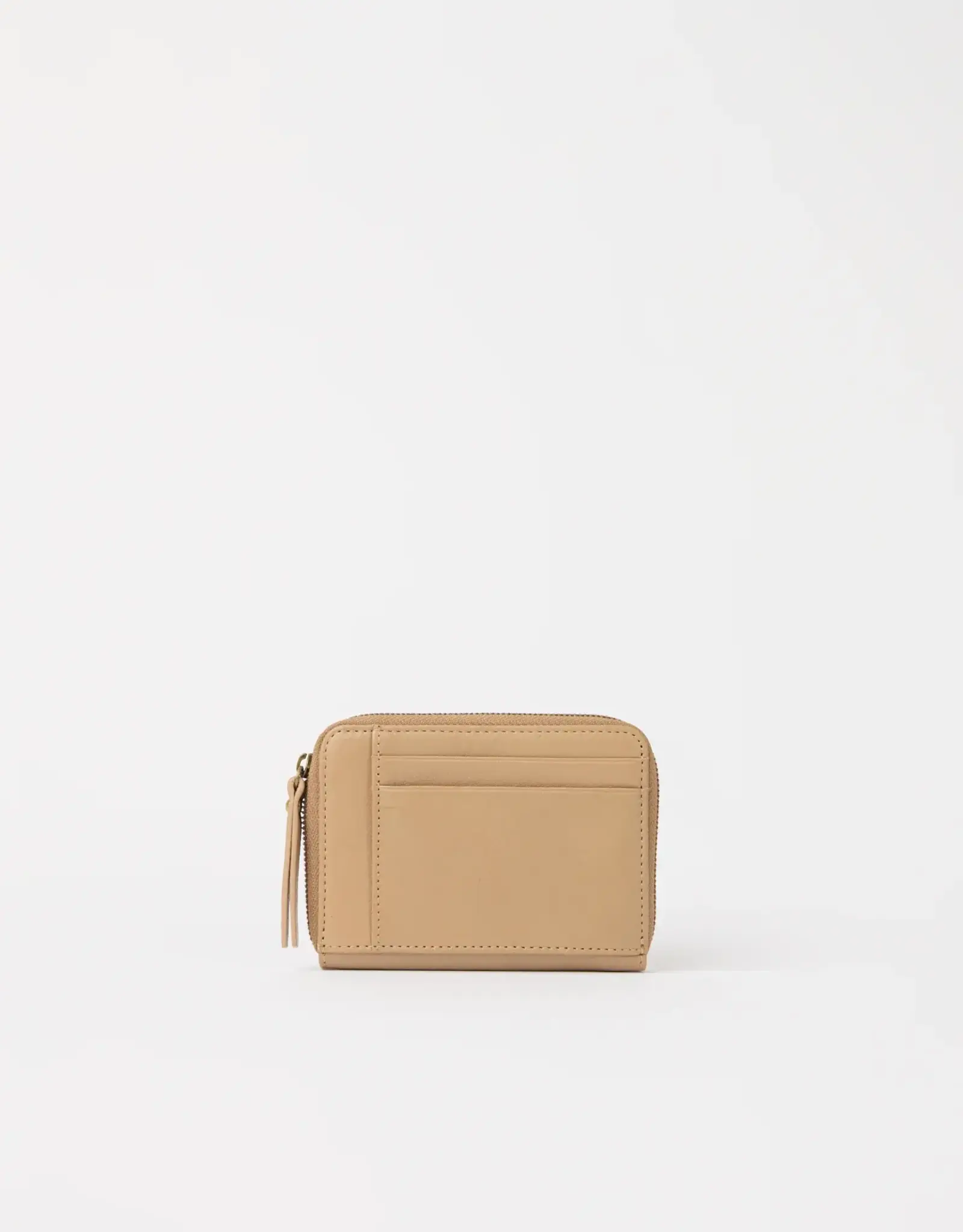 O My Bag Robbie Wallet - Sand Soft Grain Leer