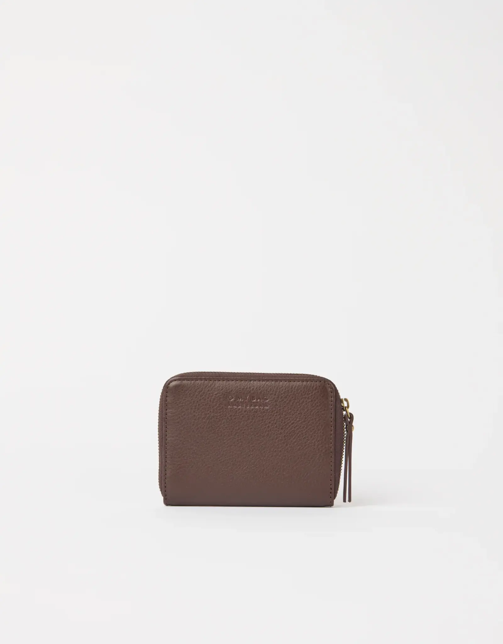 O My Bag Robbie Wallet - Chocolate Soft Grain Leer