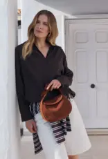 O My Bag Coco - Croissant Copper suéde