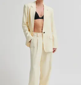 Second Female Broek - Lino pastelgeel