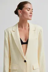 Second Female Blazer - Lino pastelgeel