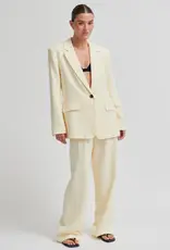 Second Female Blazer - Lino pastelgeel
