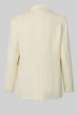 Second Female Blazer - Lino pastelgeel