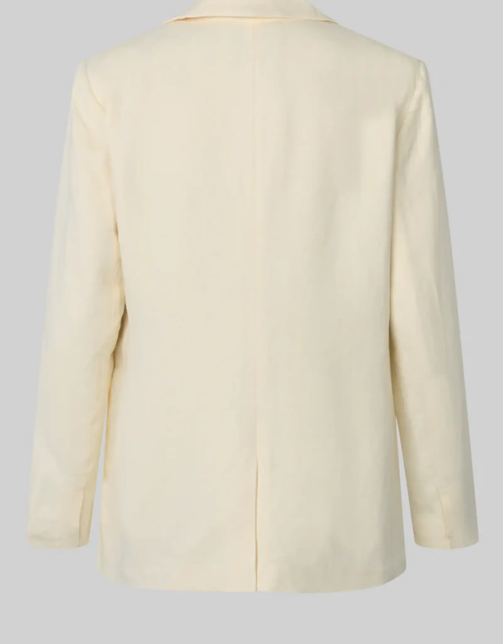 Second Female Blazer - Lino pastelgeel