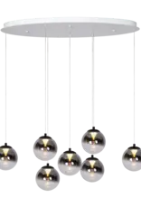 Hanglamp  - Monzy 7 ovaal wit