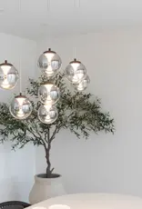 Hanglamp  - Monzy 7 ovaal wit