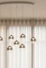 Hanglamp  - Monzy 7 ovaal wit